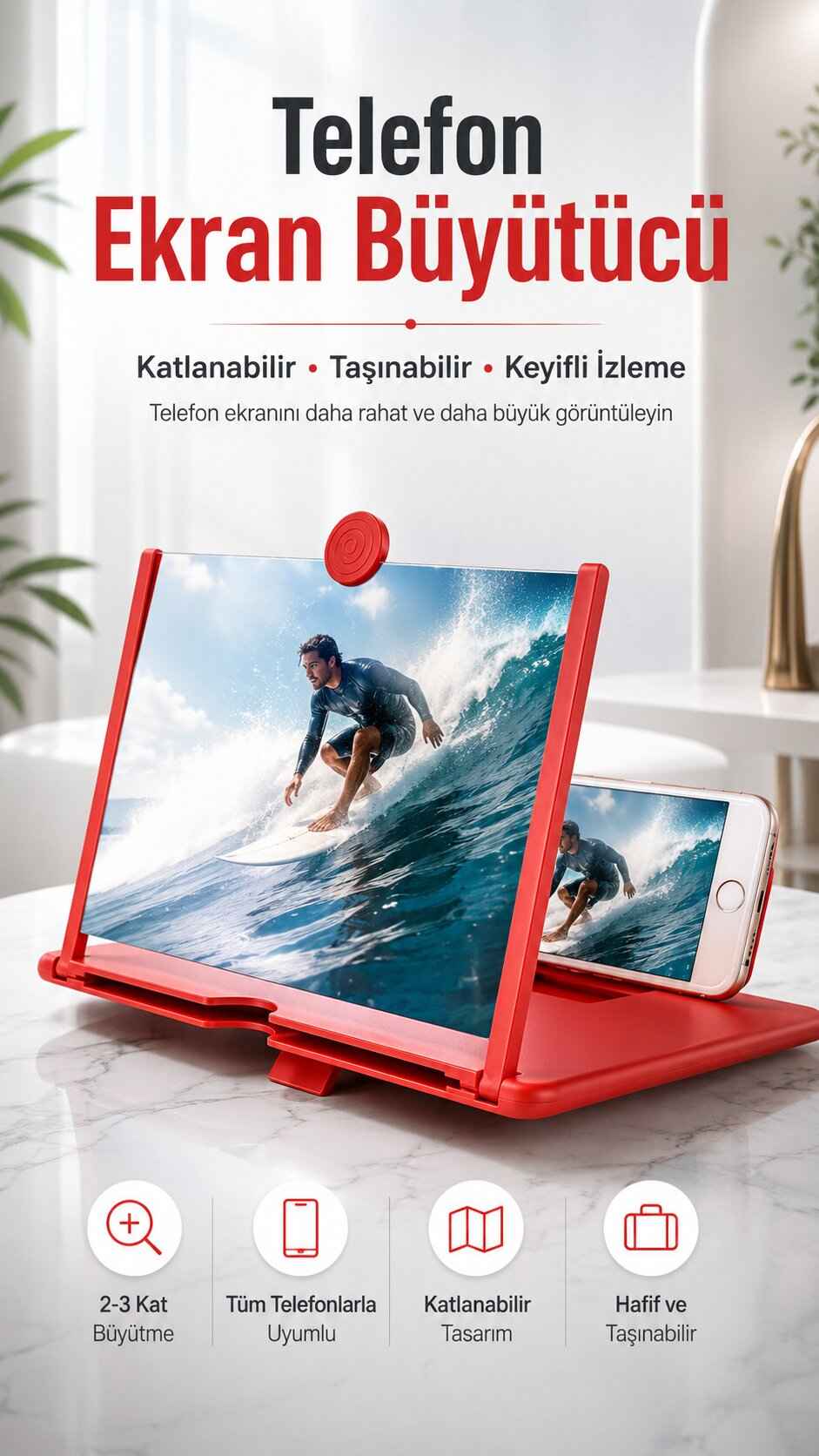 TELEFON EKRAN BÜYÜTECİ